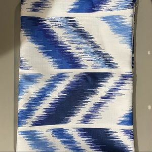 Blue Print Fabric Shower Curtain